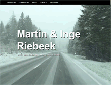 Tablet Screenshot of martinriebeek.nl